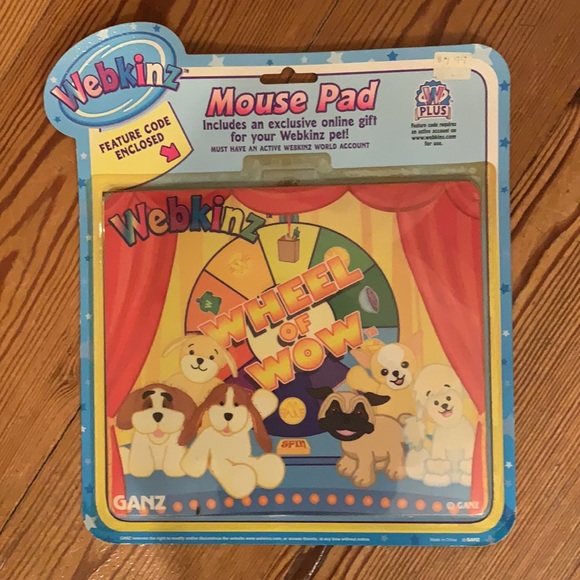 Vintage Webkinz Mouse Pad by Ganz - Picture 3 of 5